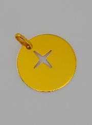Médaille Croix de Jésus Ajourée en Or