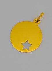 Médaille Étoile du Berger Ajourée en Or