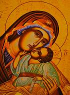 Image de Baptême - Vierge de Tendresse