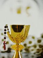 Image de Communion - Calice Vin de Vie et Chapelet