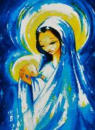 Image de Baptême - Sainte Vierge de Tendresse