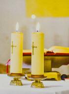 Image de Baptême - Cierges d'Autel et Croix