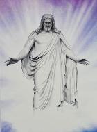 Carte de Communion - Christ en Gloire