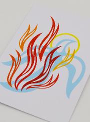 Carte de Confirmation - Colombe Feu de l'Esprit Saint
