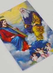 Carte de Confirmation - Sainte Trinité et Anges
