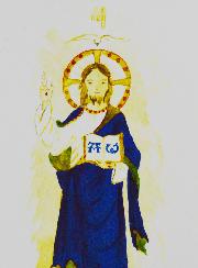 Carte de Confirmation Modèle Bleu - Je Crois