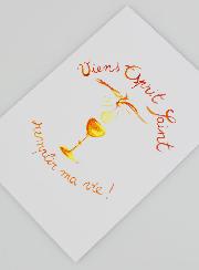 Carte de Confirmation - Viens Esprit Saint