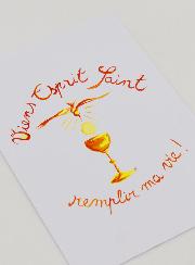 Carte de Communion - Viens Esprit Saint