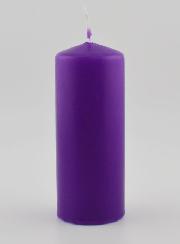 Bougie de Décoration de Table - Couleur Violet Foncé
