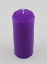 Bougie de Décoration de Table - Couleur Violet Foncé