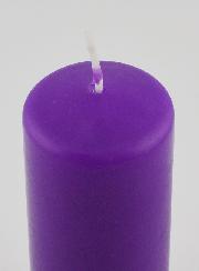 Bougie de Décoration de Table - Couleur Violet Foncé