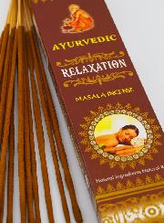 Encens Indien Ayurvedic - 15 Bâtonnets - Relaxation