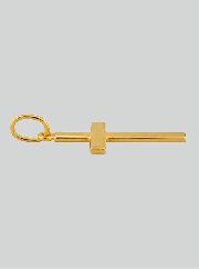 Pendentif Croix Fil Plat en Or Jaune Massif