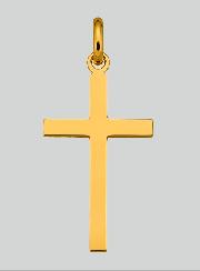 Pendentif Croix du Christ en Or Jaune Massif