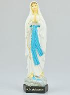 Statue Notre Dame de Lourdes sur Socle - 20cm