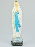 Statue Notre Dame de Lourdes sur Socle - 25cm