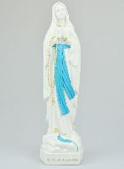 Statue Notre Dame de Lourdes au Voile Bleu - 30cm