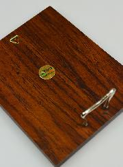 Icône Byzantine Jésus-Christ en Prière Peinte à la Main - 13 cm