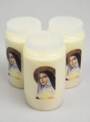 3 Bougies de Dévotion Sainte Rita - 3 Jours