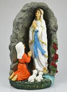 Statue Grotte des Apparitions de Lourdes - 30 cm