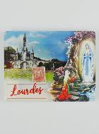 Magnet Frigo Carte Postale de Lourdes