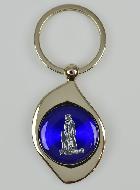 Porte-Clés Goutte Bleue Notre Dame de Lourdes - 5 cm