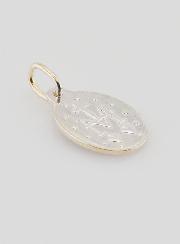 Médaille Miraculeuse Argentée - Email Bleu - 15 mm