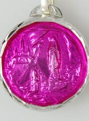 Médaille de Lourdes Rose & Eau de Lourdes