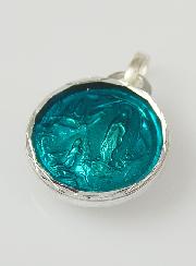 Médaille de Lourdes Bleu Turquoise & Eau de Lourdes