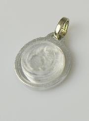 Médaille Vierge Marie Jaune & Eau de Lourdes