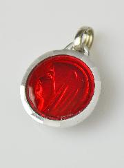 Médaille Vierge Marie Rouge & Eau de Lourdes