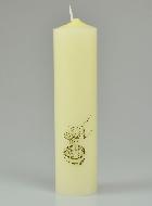 Bougie Cierge de Baptême - Eau de Vie Éternelle