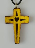 Pendentif Croix en Bois