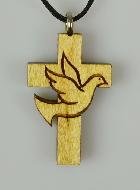 Pendentif Croix Confirmation Colombe Saint Esprit