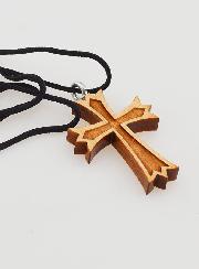 Pendentif Croix en Bois