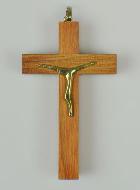 Pendentif Croix d' Aube en Bois Moderne