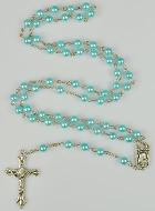 Chapelet de Lourdes en Perles Turquoise