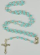 Chapelet de Lourdes en Perles Turquoise