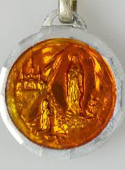 Médaille Orange & Eau de Lourdes