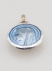 Médaille Vierge Bleue & Eau de Lourdes