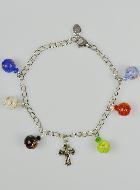 Bracelet Croix en Perles de Murano Véritable