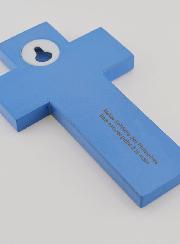 Croix Enfant Paradis Terrestre - Bleu
