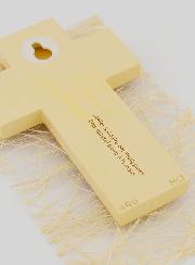 Croix Enfant Cierge Alpha Oméga - Beige