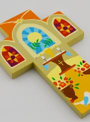 Croix Enfant en Bois - Ma Première Communion