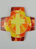 Croix en Bois Mosaïque