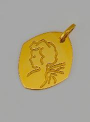 Médaille Religieuse en Or Ange-Gardien