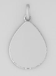 Médaille Larme Apparitions de Lourdes en Argent