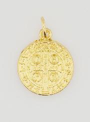 Médaille de Saint Benoit Doré - 18mm