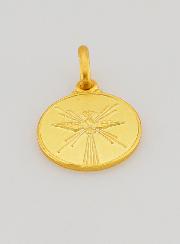 Médaille de Confirmation Colombe Esprit Saint en Plaqué Or