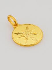 Médaille de Confirmation Colombe Esprit Saint en Plaqué Or